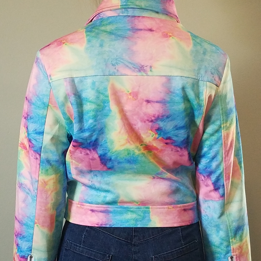 Tie Dye Rave Jacket - Picture 2 of 4